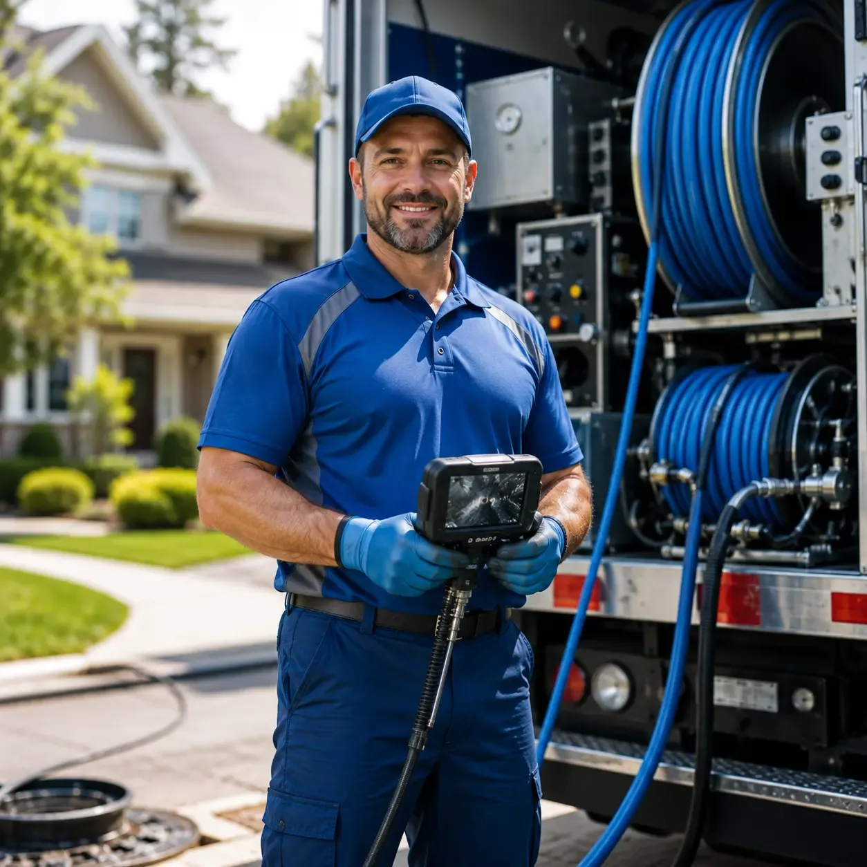 Local outdoor drain cleaning specialists in Columbus City, IA